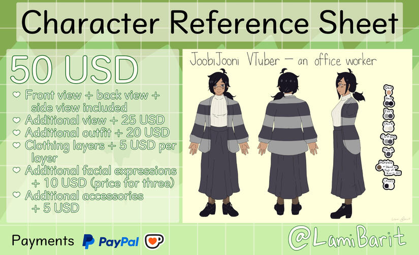 Character Reference Sheet